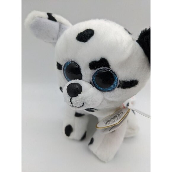 Ty Beanie Boo  Catcher the Dalmatian 5.5" Beanbag Plush Big Blue Eyes 2021 W/Tag - Picture 6 of 8